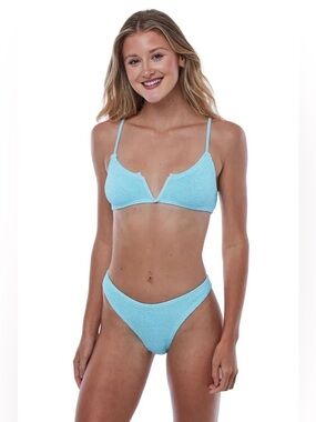 LOVE & BIKINIS Ibiza Bikini Island Blue Size Medium B45